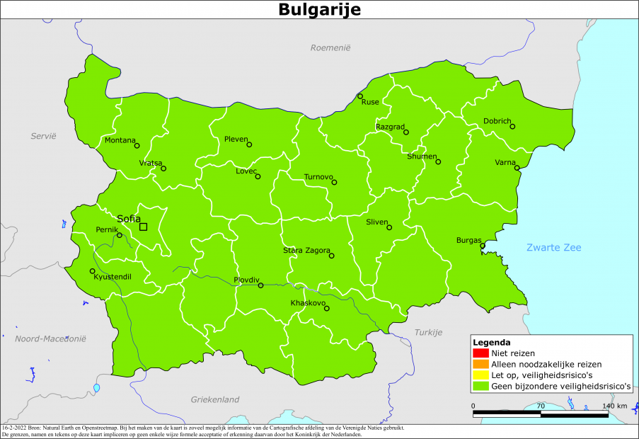 Reisadvies Bulgarije | Ministerie van Buitenlandse Zaken
