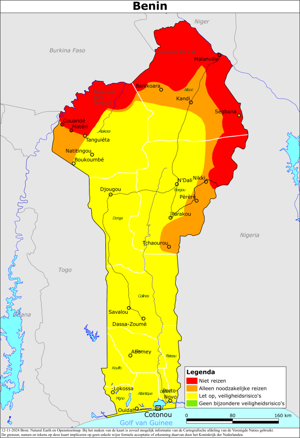 Reisadvies Benin | Ministerie van Buitenlandse Zaken