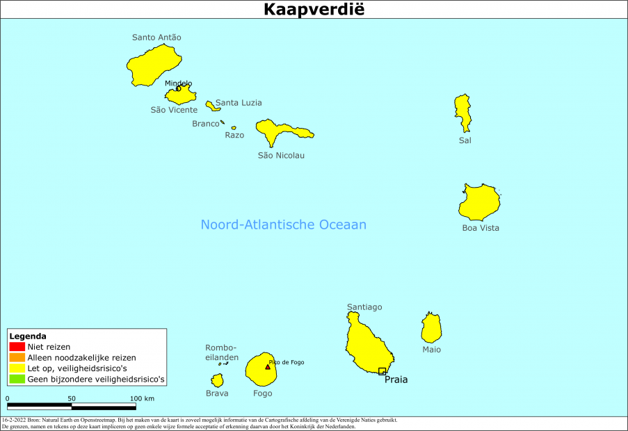 Reisadvies Kaapverdië | Ministerie van Buitenlandse Zaken