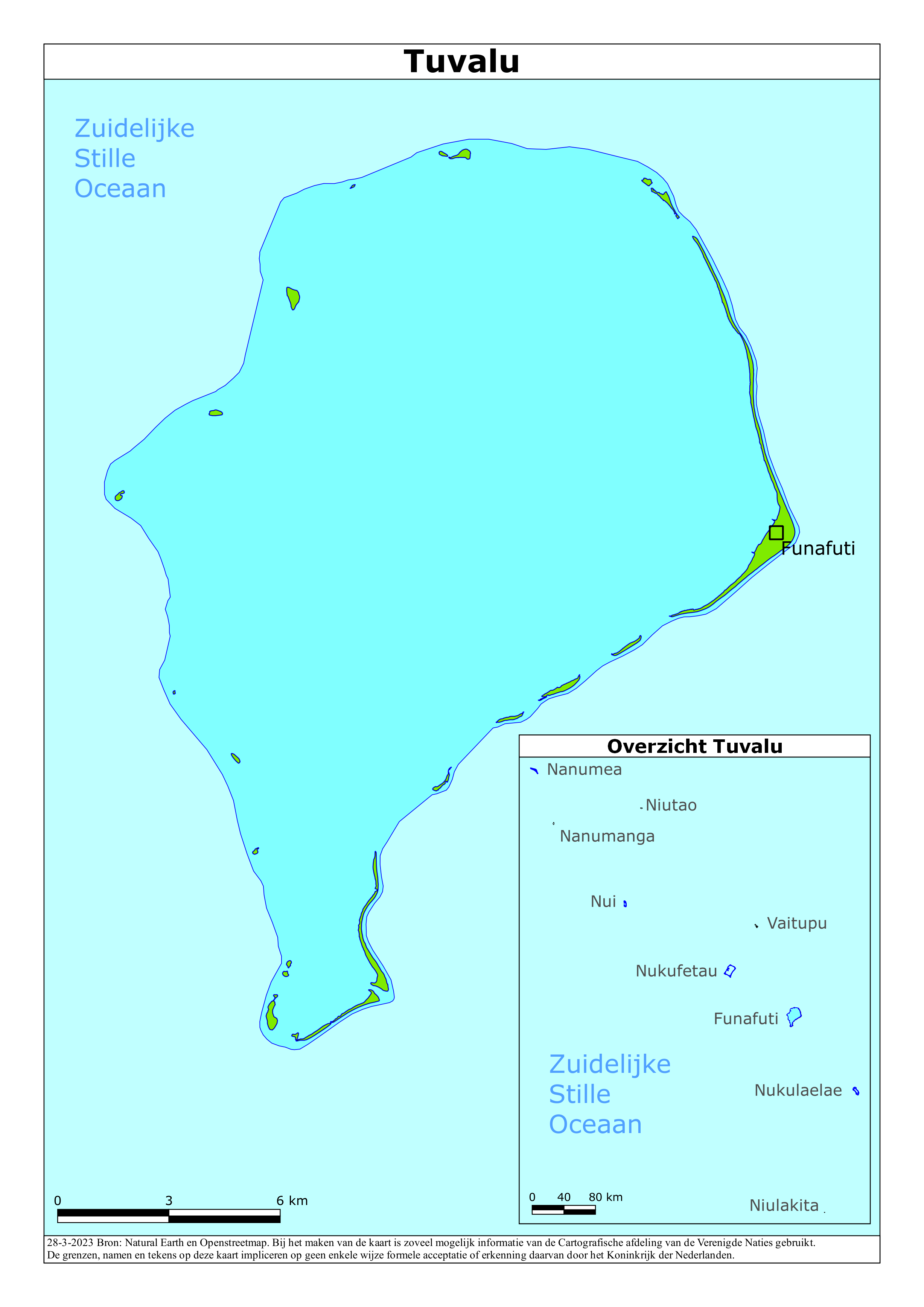 Reisadvies kaart van Tuvalu op 19 jan. 2026