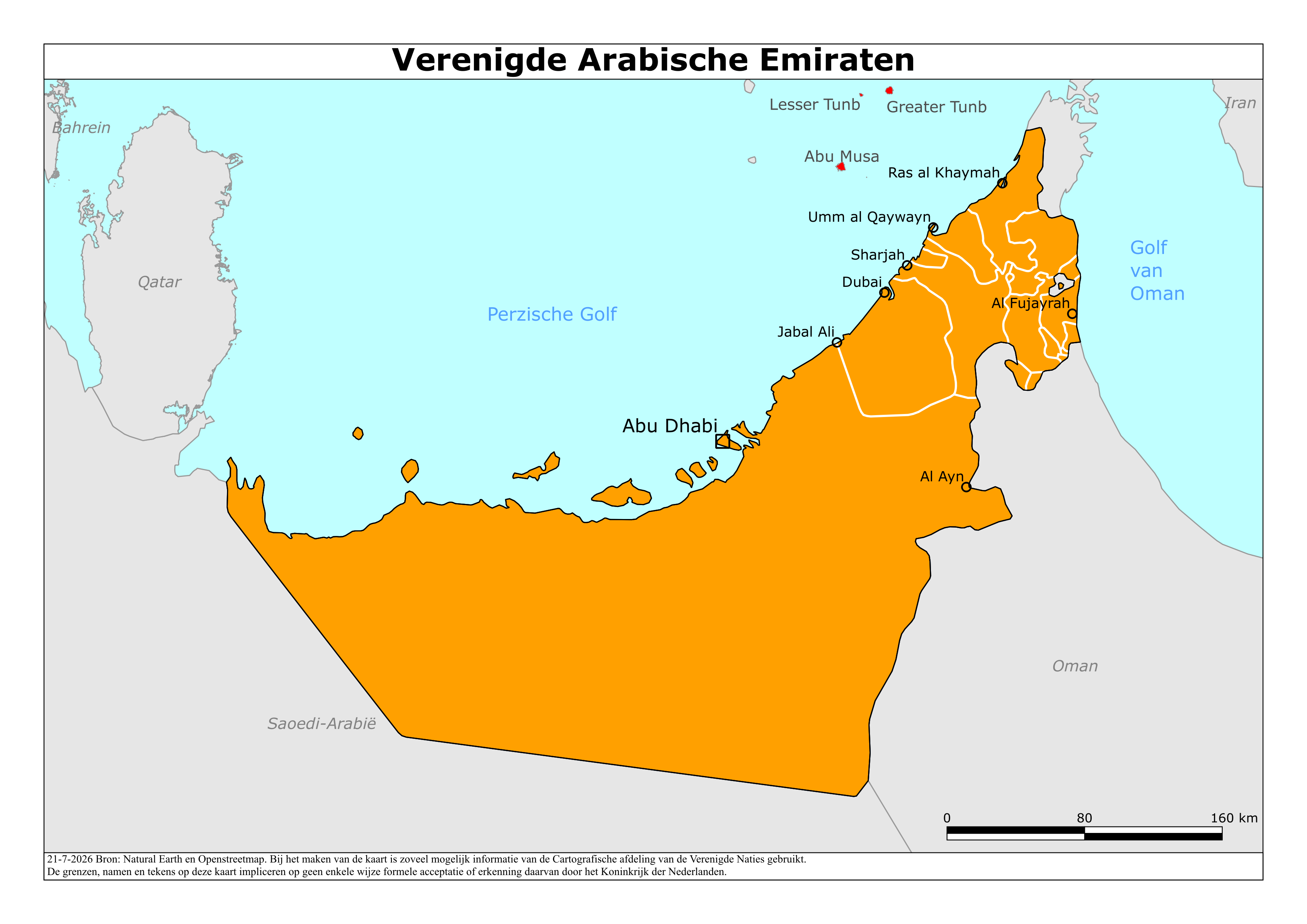 Reisadvies Verenigde Arabische Emiraten